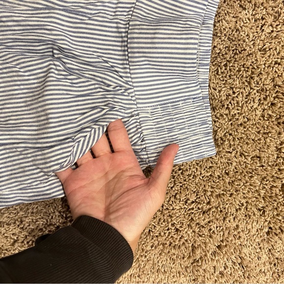 Aritzia Sunday Best Sullivan Pant in White/Royal Navy - Size XXS - Picture 5 of 11